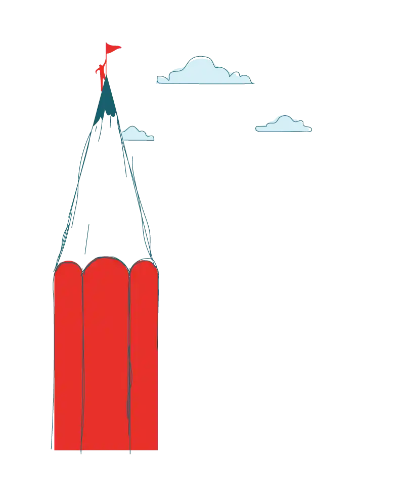 Fuss Pencil Illustration